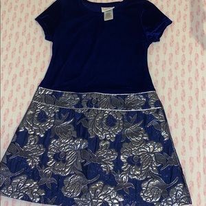 👗 Blueberi Gold dress